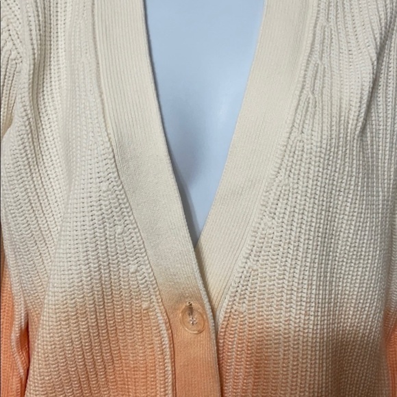 525 America Long Spray Dye Cardigan Size M - Picture 6 of 7